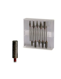 Set Fresas Diamante Sinterizadas Laboratorio Estuche 10 uds