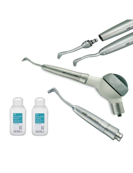 Pack 20 NSK Aeropulidor Conexión Sirona Prophy Mate Neo, Pieza de Mano y Polvo