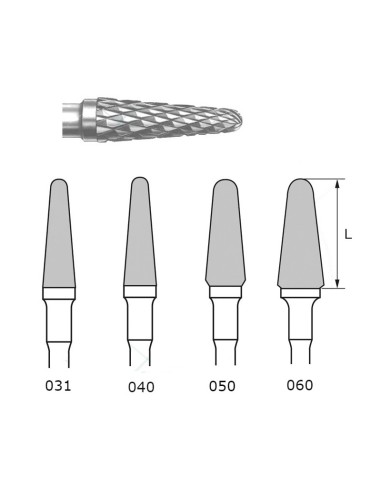 Fresa Carburo H79E.104 PM Lanza 5 uds