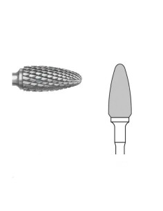 Fresa Carburo H251E.104 PM Acrílico Metal 1 ud Komet