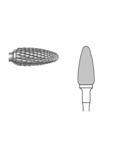 Fresa Carburo H251E.104 PM Acrílico Metal 1 ud Komet