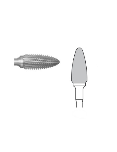 Fresa Carburo H251GSQ.104.060 Acrílicos Blandos 5 uds