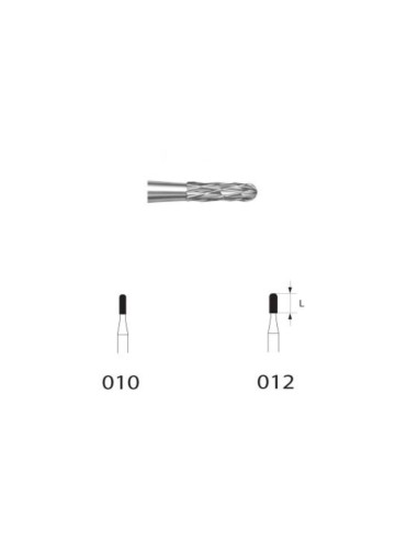Fresa Carburo H4MCL.314 Turbina Clínica 5 uds
