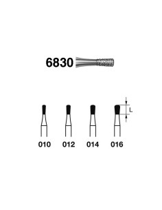Fresa Diamante FG 6830.314 Clínica Perao 5 uds