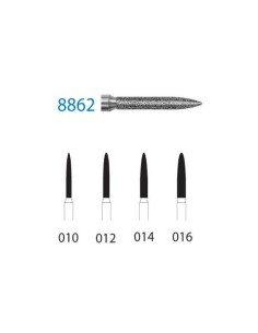 Fresa Diamante Clínica FG 8862.314 Llama 5 uds