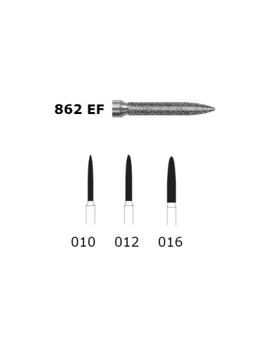 Fresa Diamante 862EF.314 Clínica FG Llama 5 uds