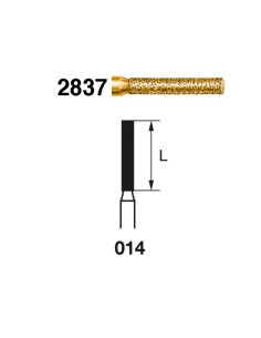 Fresa Diamante FG 2837.314.023 Serie 2000 Clínica Cilindro 5 uds