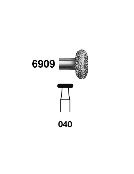 Fresa Diamante FG 6909.314.040 Grueso Clínica 5 unidades