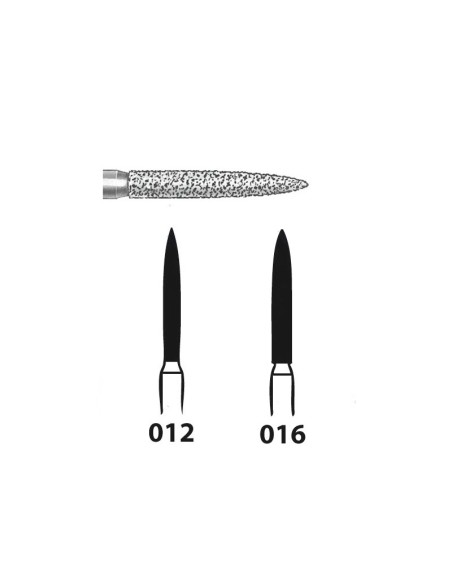 Fresa Diamante 863.104 PM Laboratorio Llama 5 uds