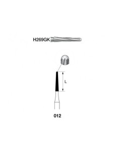 Fresa Ensanchador Carburo H269GK.314.012 FG Clínica 1 ud