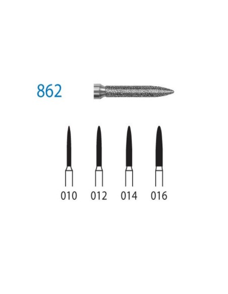 Fresa Diamante FG 862.314 Clínica Llama 5 uds