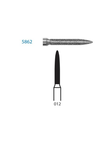 Fresa Diamante FG 5862.314.012 Super Grueso Llama 5 uds