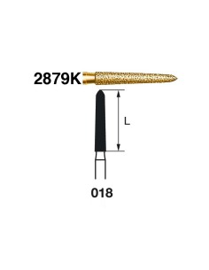 Fresa Diamante FG 2879K.314.018 Serie 2000 Clínica 5 uds