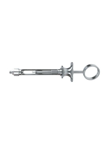 Jeringa para Ampolla 1,8ml Inox con Cabeza Desmontable