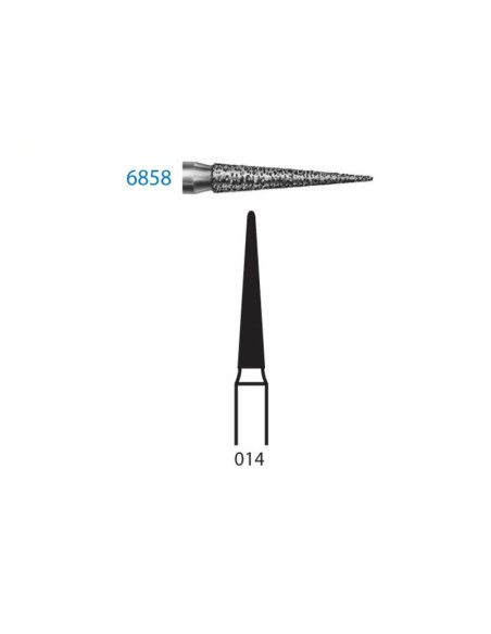 Fresa Diamante 6858.314.014 FG Grueso Clínica Lanza 5 uds