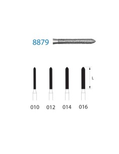 Fresa Diamante 8879.314 Fino FG Clínica Torpedo 5 uds