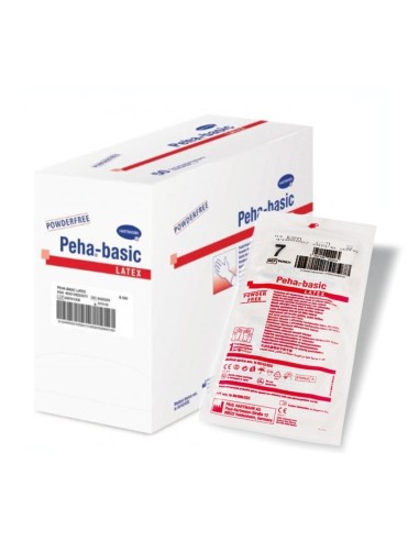 Guantes Quirúrgicos Látex Estériles Sin Polvo Peha-Basic Caja 50 pares