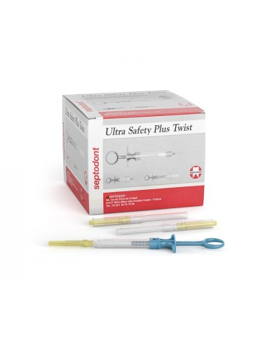 Ultra Safety Plus Twist Agujas Caja 100 unidades