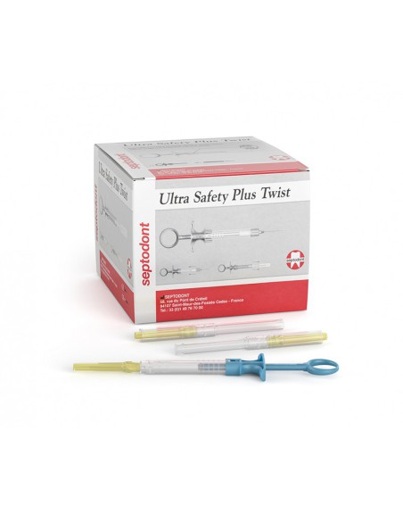 Ultra Safety Plus Twist Agujas Caja 100 unidades