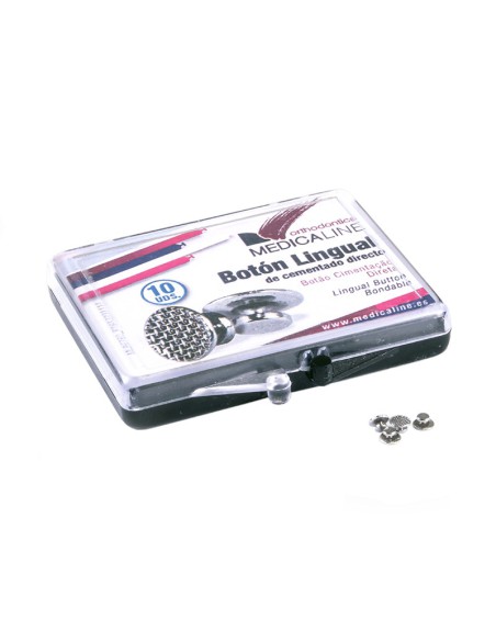 Botón Lingual Cementado Directo Caja 10 uds