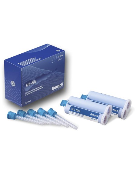 Arti-Bite Registro Mordida Cartuchos 50 ml + Puntas Bausch