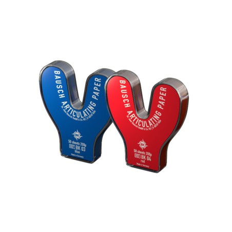 Papel BK 03/BK 04 Azul/Rojo Herradura 0.2mm.