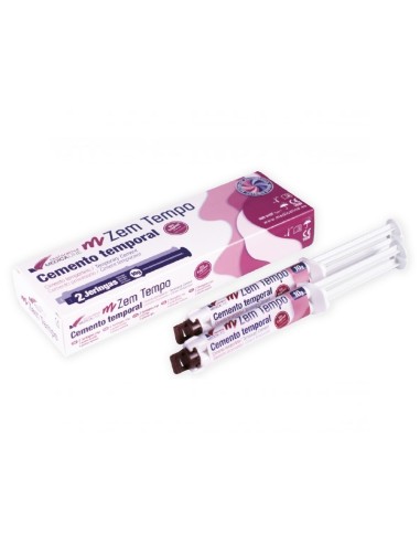 mZem Tempo Cemento Provisional sin Eugenol 2 Jeringas 10g Medicaline