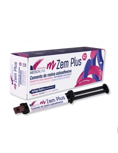 mZem Plus Cemento de Resina Autoadhesivo Jeringa 8g Medicaline