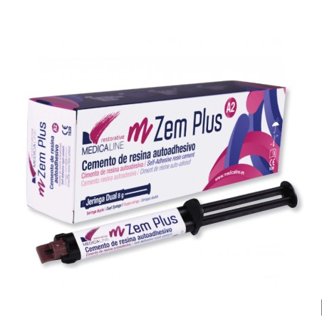 mZem Plus Cemento de Resina Autoadhesivo Jeringa 8g Medicaline