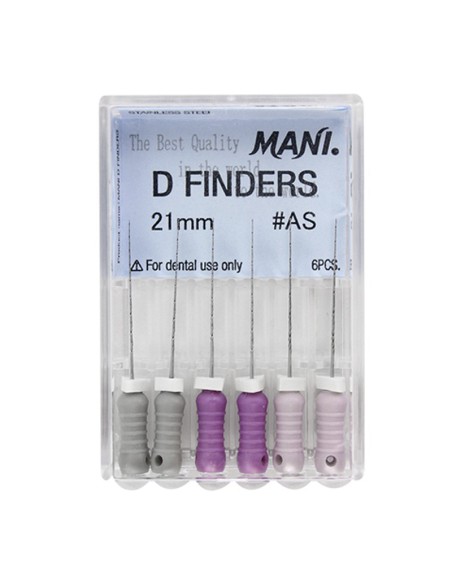 D Finders Limas Manuales para Ampliación Conductos Calcificados 25mm Mani