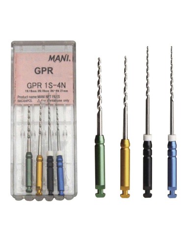 GPR Limas Rotatorias para Retratamiento Mani