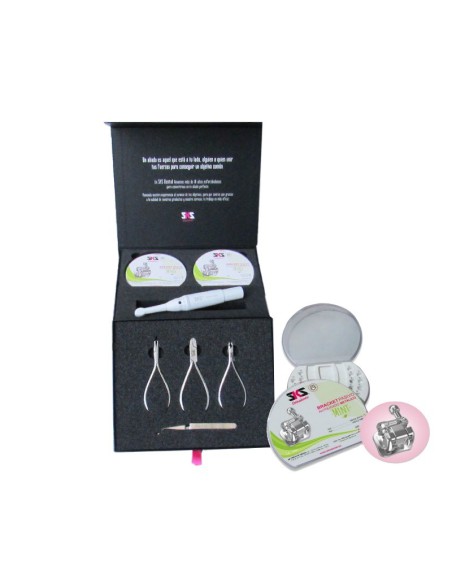 SKS Premium Box Mint 10 Kits Brackets Metal de Autoligado con Lámpara Blanca e Instrumental