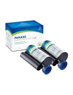 Panasil Binetics Putty Fast Silicona Adición 2 Cartuchos 380ml Reposición Kettenbach