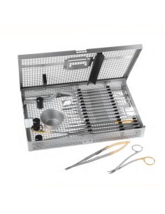 Set Cirugía Implantología Básico 19 instrumentos y Bandeja Deve Med