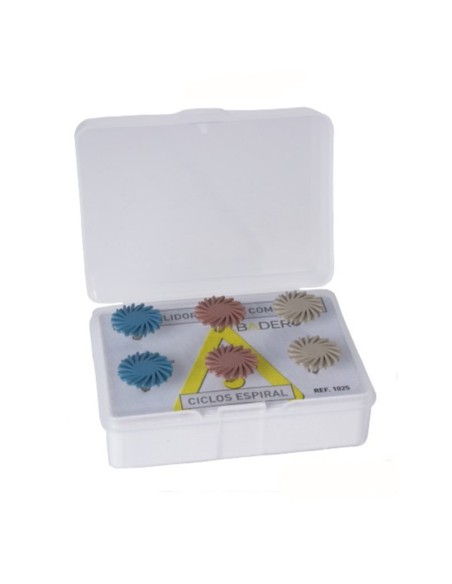 Kit Pulidores para Composite Ciclos Espiral 6 Piezas Bader