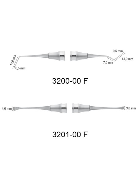 3200-00 F Sonda Endo y 3201-00 F Cureta Deve Med