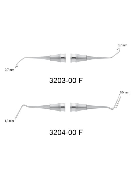 3203-00 F Micro obturador y 3204-00 F Aplicador de guttapercha Deve Med