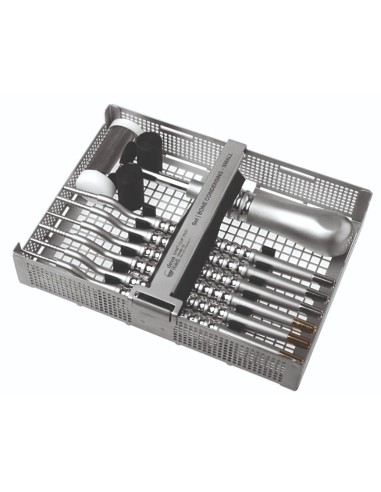 Instrumental Condensación Ósea Set Pequeño 7 piezas y bandeja Deve Med