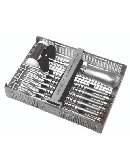 Instrumental Condensación Ósea Set Pequeño 7 piezas y bandeja Deve Med