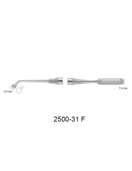 2500-31 F - Compactador / aplicador para material de injerto óseo