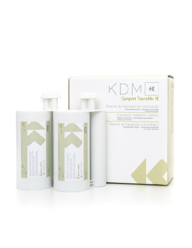 GumPrint TecnoMix RE KDM Silicona de Adición 2 cartuchos 380ml.