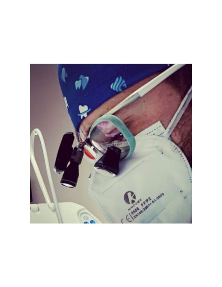 LED EOS Wireless Luz Inalámbrica para Lupa Binocular Univet