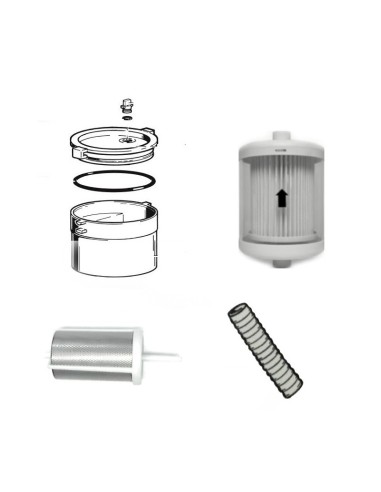 Kit Anual Mantenimiento Aspiración Turbo Jet 1 Separador - H14 Cattani