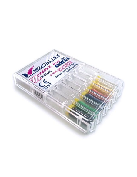 Limas K para Endodoncia 25mm Pack 6u.