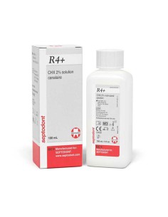 R4+ Desinfectante Endodóntico Frasco 100ml.