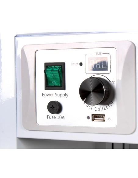 Puesto de Trabajo Doble con 2 Aspiradores y 2 Lámparas Bader