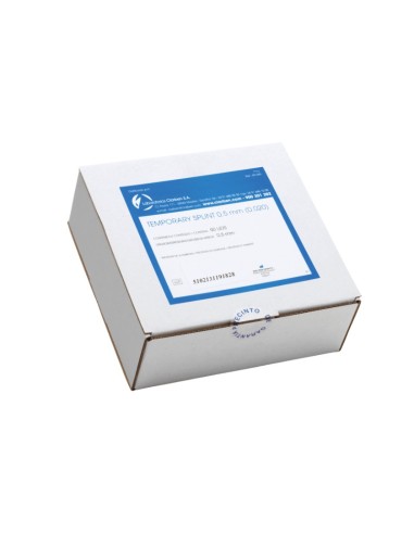 Planchas Termoplásticas Temporary Splint 0,5mm 127x127mm 50 uds. Clarben