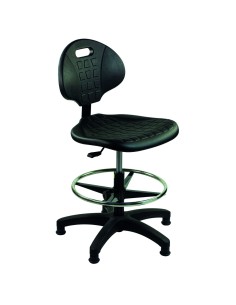 Silla Puesto de Trabajo 66cm con Apoyapies sin Ruedas Mestra