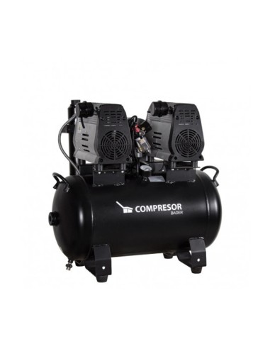 Compresor de Aire 55 Litros para 1 o 2  Equipos Dentales Bader