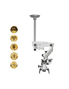 Microscopio Dental PRIMA DNT Premium Nuvar 10 Soporte Techo Labomed